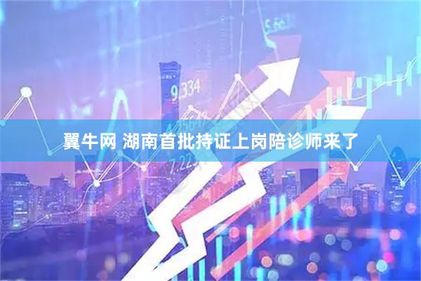 翼牛网 湖南首批持证上岗陪诊师来了