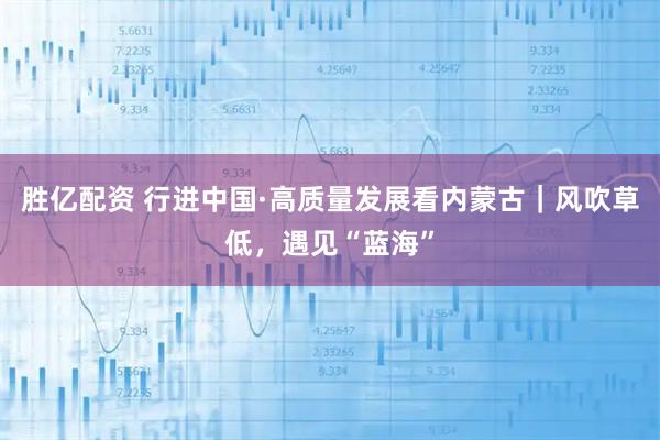 胜亿配资 行进中国·高质量发展看内蒙古｜风吹草低，遇见“蓝海”