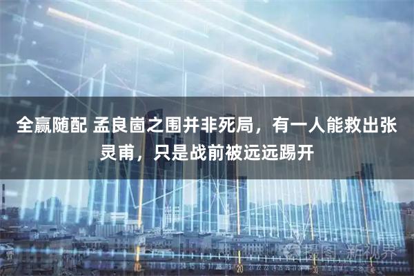 全赢随配 孟良崮之围并非死局，有一人能救出张灵甫，只是战前被远远踢开